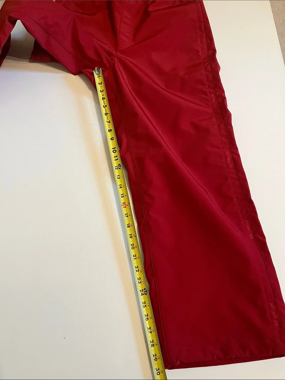Nike Air Jordan Wings Track Pants Mens M Red Storm Fit Air Jordan on legs $110